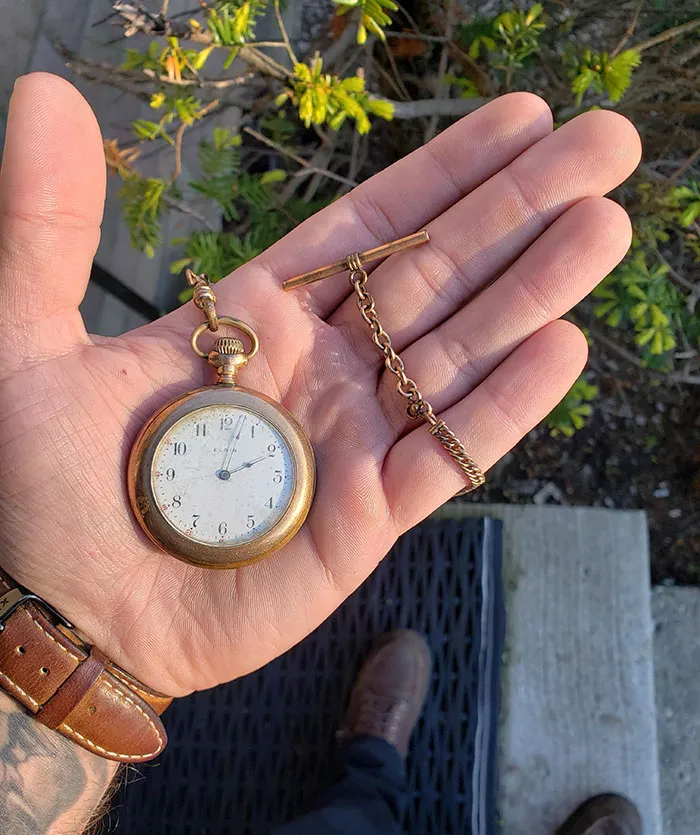My Great Great Grandfather's Pocketwatch That My Grandpa Recently Gifted To Me