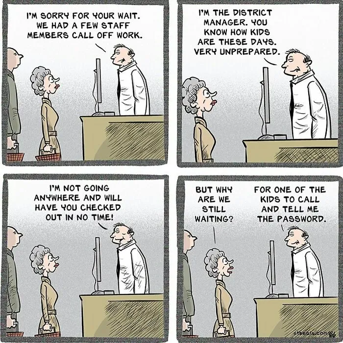 30 Comics By Stephen Beals That Perfectly Capture The Humor And Frustrations Of Retail (New Pics)