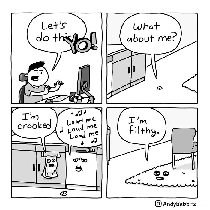 21 New Everyday Comics With Clever Twists By Los Angeles Artist Andy Babbitz