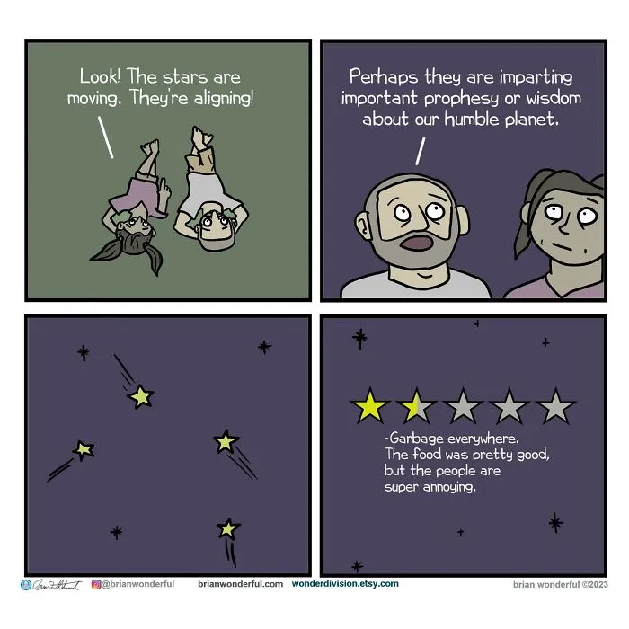 Dark Humor And Random Laughs: 40 Comics By Brian Wonderful