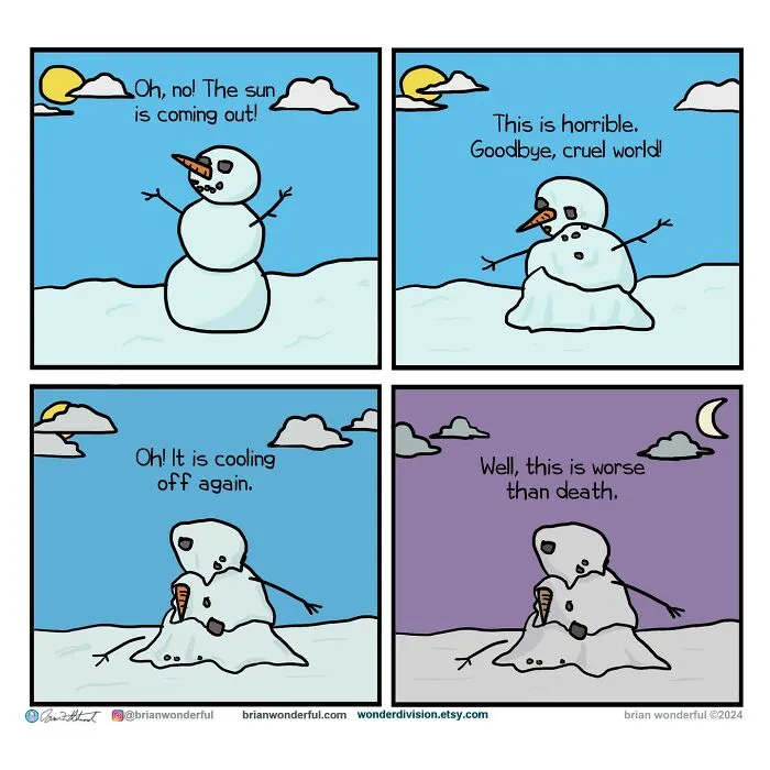 Dark Humor And Random Laughs: 40 Comics By Brian Wonderful
