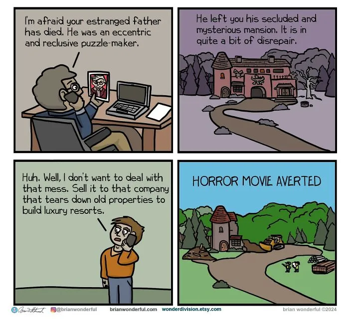 Dark Humor And Random Laughs: 40 Comics By Brian Wonderful