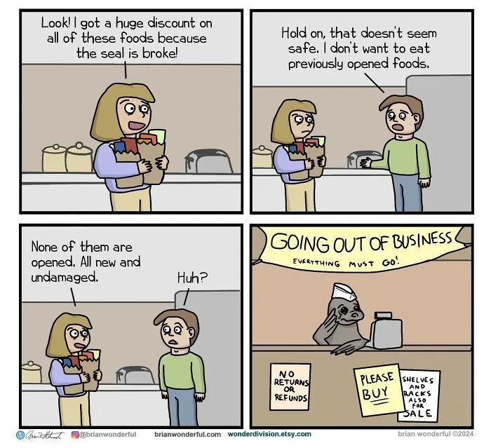 Dark Humor And Random Laughs: 40 Comics By Brian Wonderful