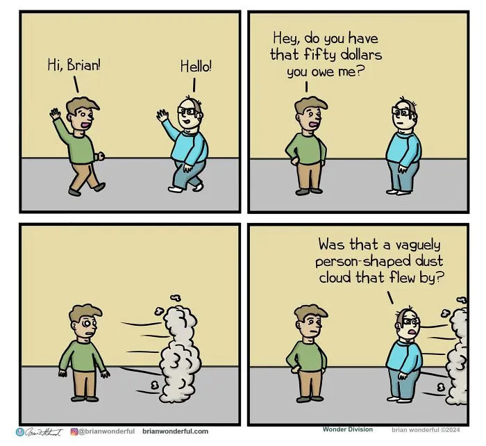 Dark Humor And Random Laughs: 40 Comics By Brian Wonderful