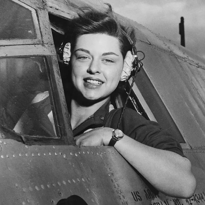 Elizabeth L. Gardner Of Rockford, Illinois, A Wasp (Women's Airforce Service Pilot) Pilot, Circa 1940s