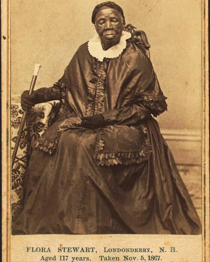 Portrait Of Flora Stewart. She Was Said To Be Vivacious With A “Remarkably Retentive Memory.”