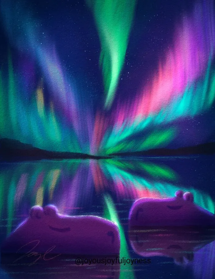 I Created Paintings Of Capybaras In Various Moments Of Rest And Relaxation (27 Pics)