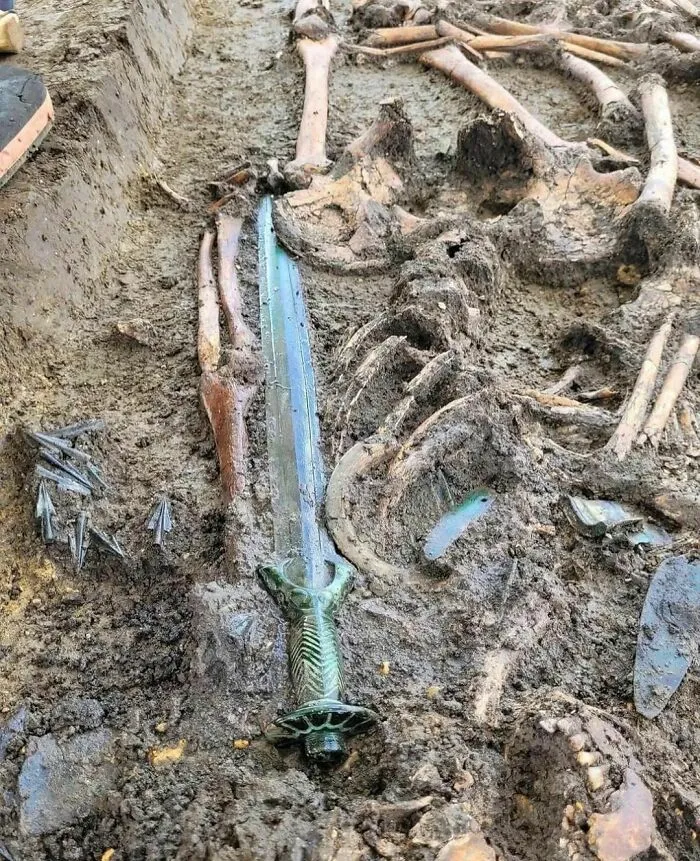 3000-Year-Old Perfectly Preserved Sword Recently Dug Up In Germany (June 2023)