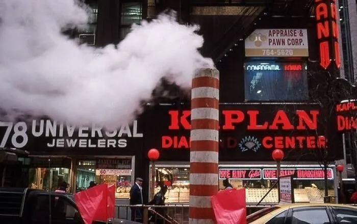 Sidewalks Of NYC. Diamond District, 1991