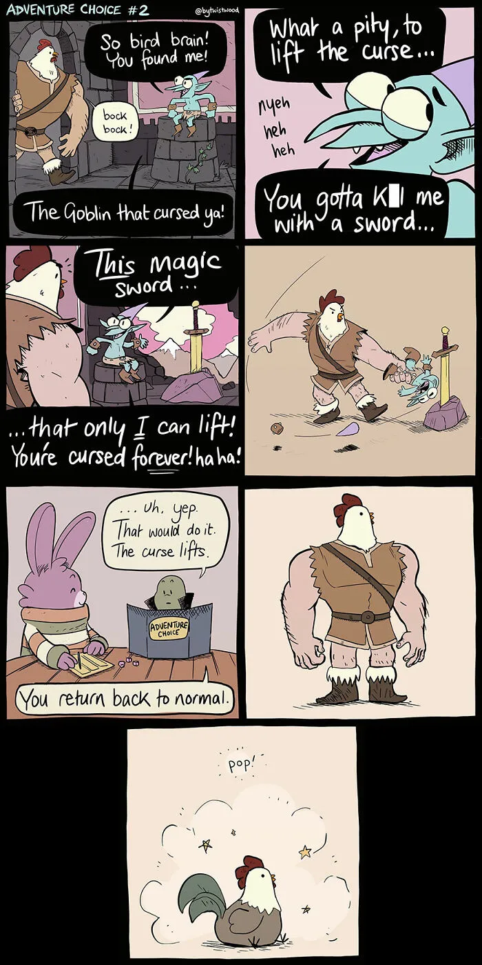 30 Comics Featuring Fantasy Worlds And Humorous Situations By AC Macdonald