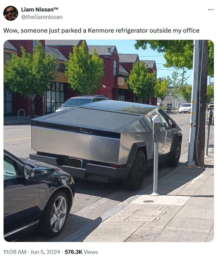 Parked Refrigerator