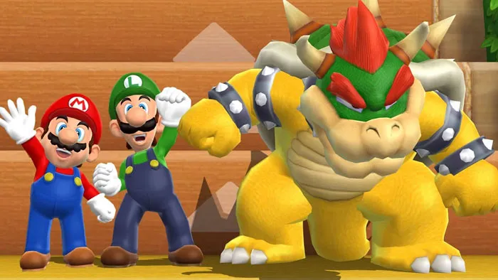 Mario, Luigi, and Bowser