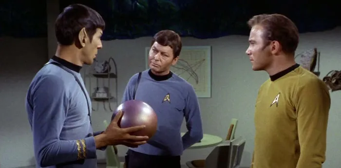 James T. Kirk, Spock, and Leonard McCoy