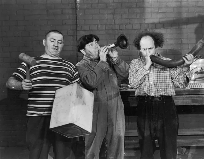 Moe, Larry, and Curly