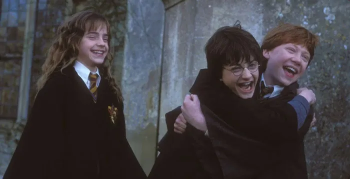 Harry, Hermione, and Ron