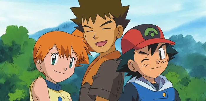 Ash, Misty, and Brock