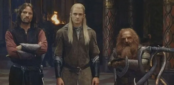 Aragorn, Legolas, and Gimli