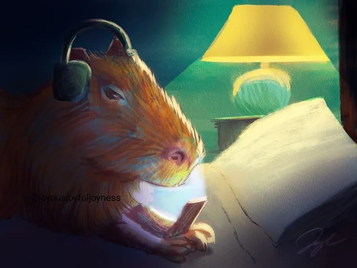 I Created Paintings Of Capybaras In Various Moments Of Rest And Relaxation (27 Pics)