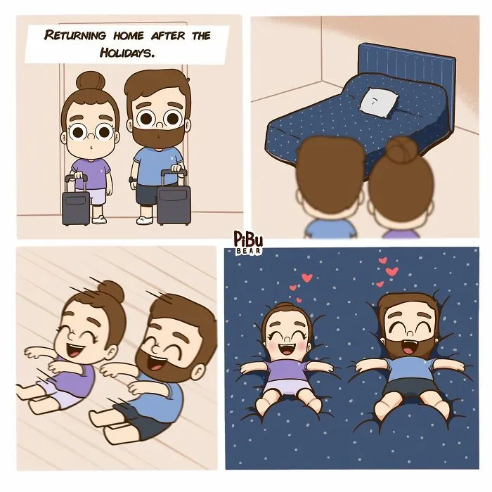 38 Comics That Perfectly Illustrate What It’s Like To Be In A Relationship, Created By Pibubear (New Pics)