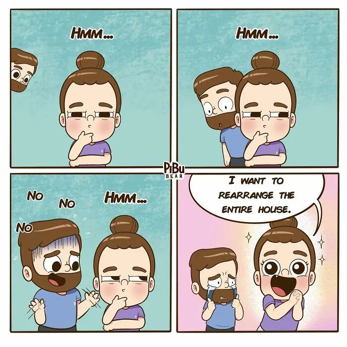 38 Comics That Perfectly Illustrate What It’s Like To Be In A Relationship, Created By Pibubear (New Pics)