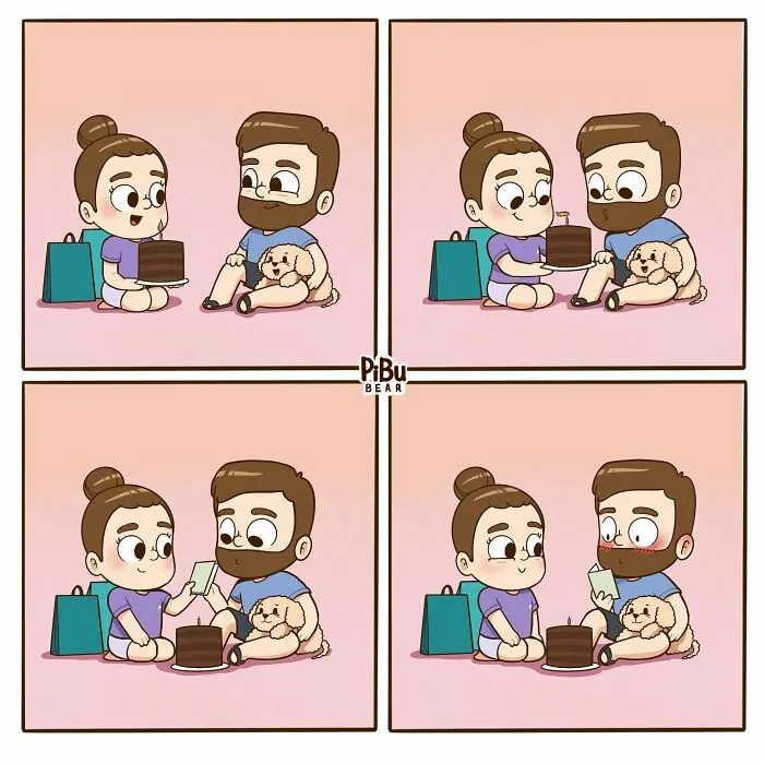 38 Comics That Perfectly Illustrate What It’s Like To Be In A Relationship, Created By Pibubear (New Pics)