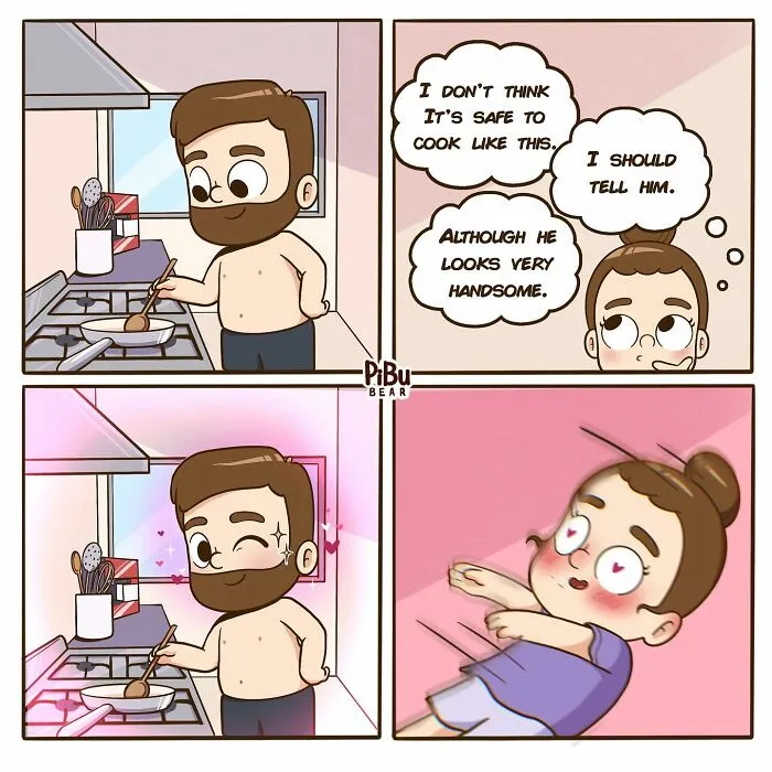 38 Comics That Perfectly Illustrate What It’s Like To Be In A Relationship, Created By Pibubear (New Pics)