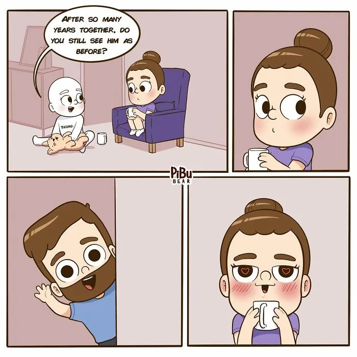 38 Comics That Perfectly Illustrate What It’s Like To Be In A Relationship, Created By Pibubear (New Pics)