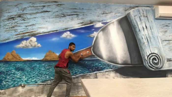 Artist Creates 3D Murals That Practically Jump Off The Wall (20 Pics)