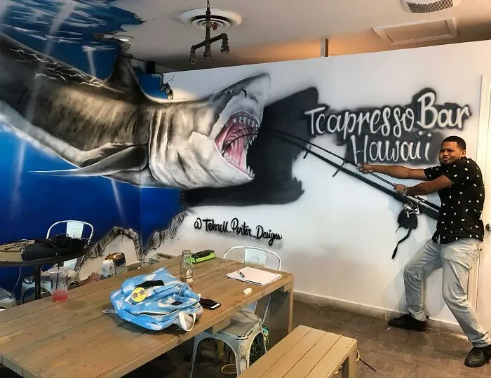 Artist Creates 3D Murals That Practically Jump Off The Wall (20 Pics)