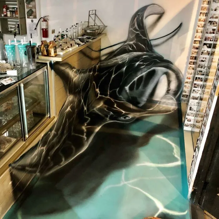 Artist Creates 3D Murals That Practically Jump Off The Wall (20 Pics)