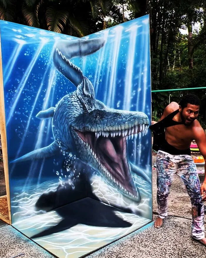 Artist Creates 3D Murals That Practically Jump Off The Wall (20 Pics)