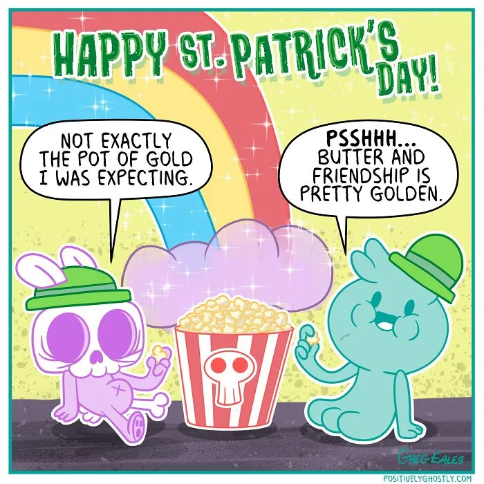 30 Sweet And Uplifting Comics Featuring Fun Characters In The Realm Of The Dead, By Greg Eales (New Pics)