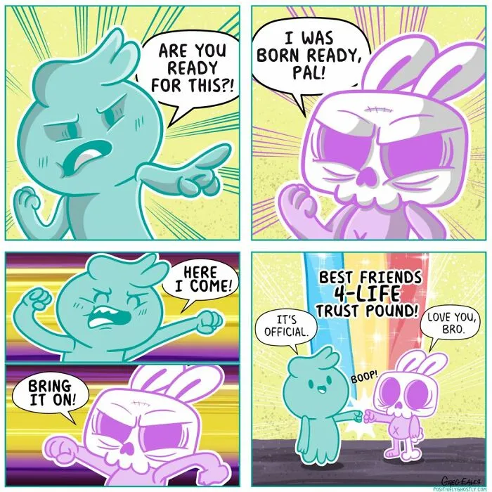 30 Sweet And Uplifting Comics Featuring Fun Characters In The Realm Of The Dead, By Greg Eales (New Pics)
