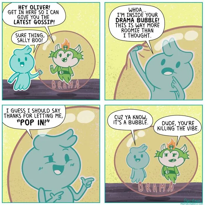 30 Sweet And Uplifting Comics Featuring Fun Characters In The Realm Of The Dead, By Greg Eales (New Pics)