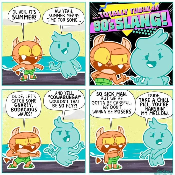 30 Sweet And Uplifting Comics Featuring Fun Characters In The Realm Of The Dead, By Greg Eales (New Pics)