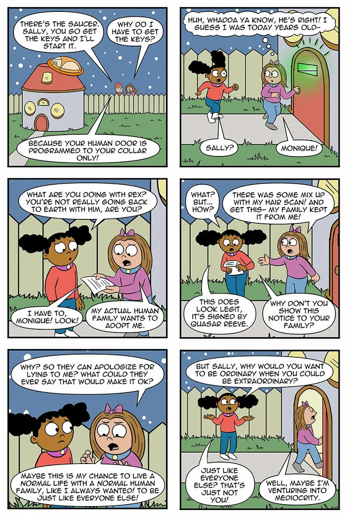 ‘Me, The Family Pet?’ Comic Shows What Life Would Be Like If Aliens Adopted Humans As Pets