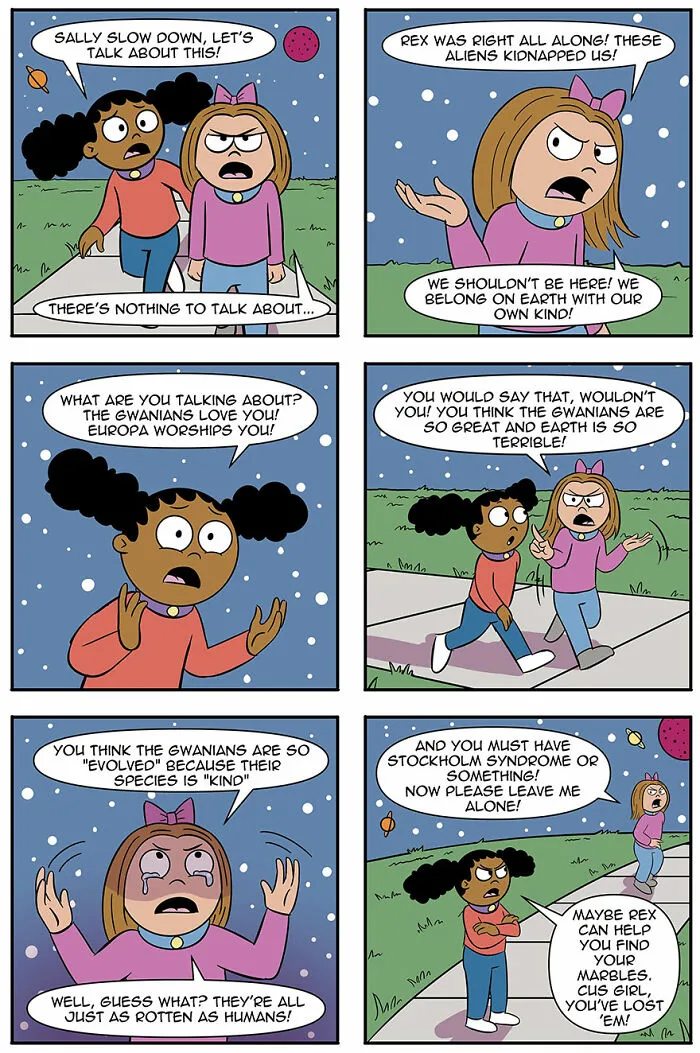 ‘Me, The Family Pet?’ Comic Shows What Life Would Be Like If Aliens Adopted Humans As Pets