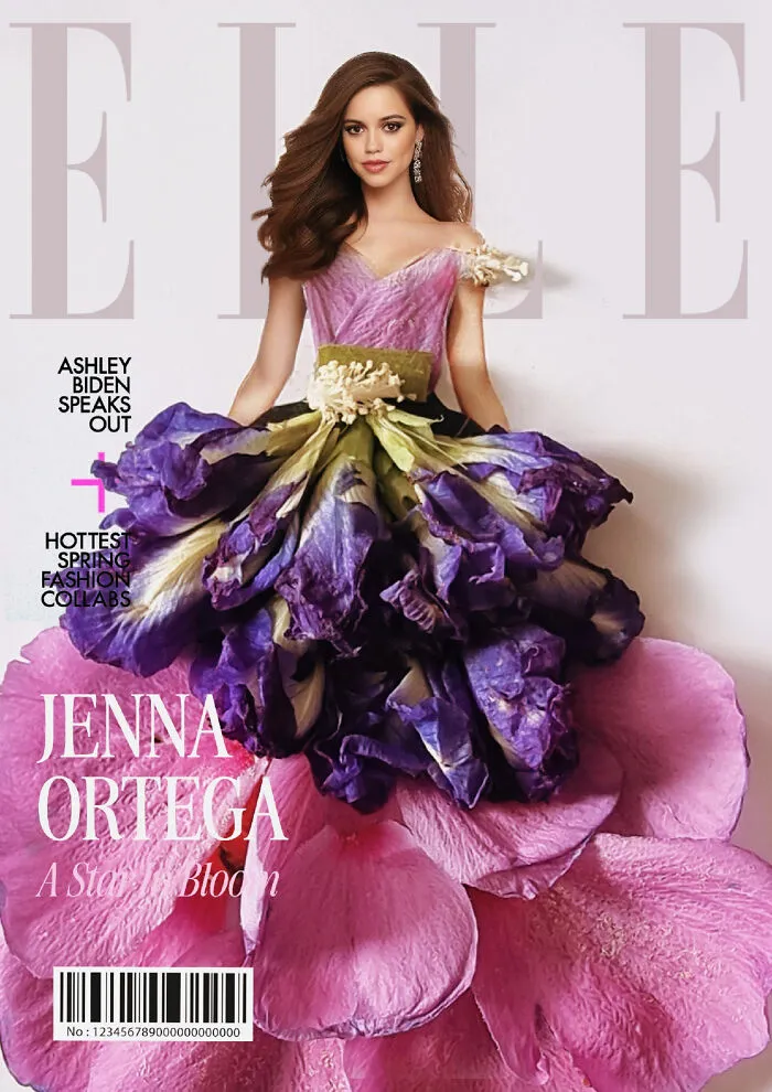 Creative Spin On Magazine Covers: 16 Outfits That I Styled With Flowers And Vegetables