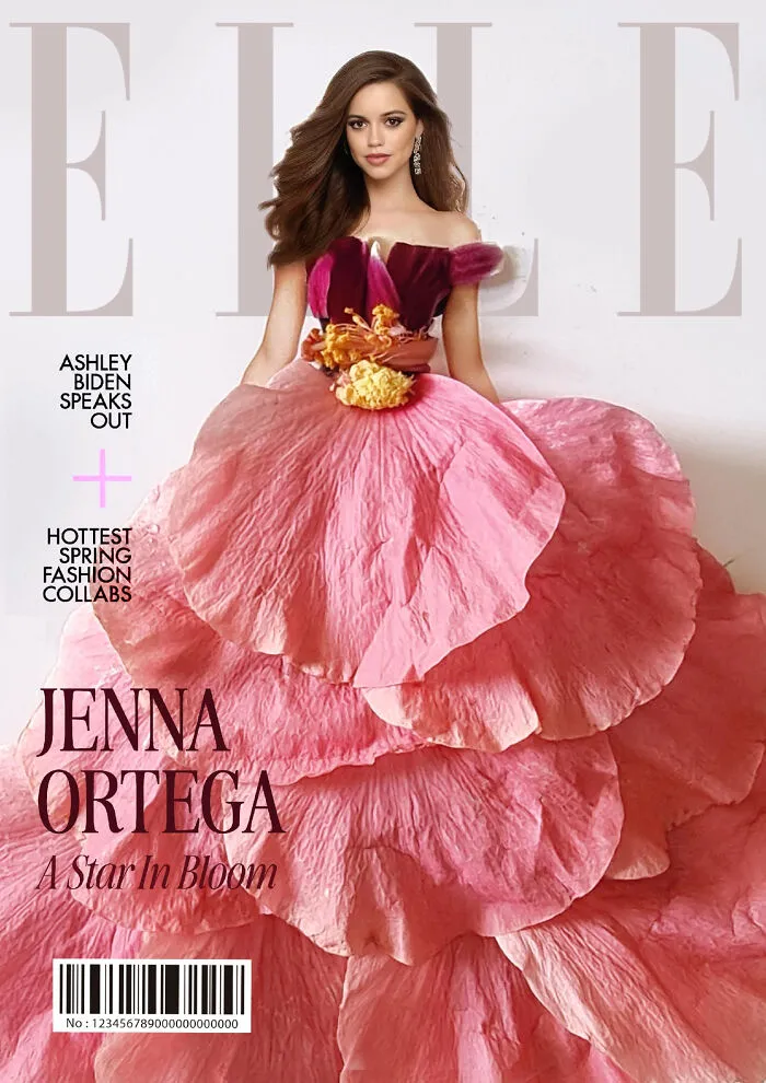 Creative Spin On Magazine Covers: 16 Outfits That I Styled With Flowers And Vegetables