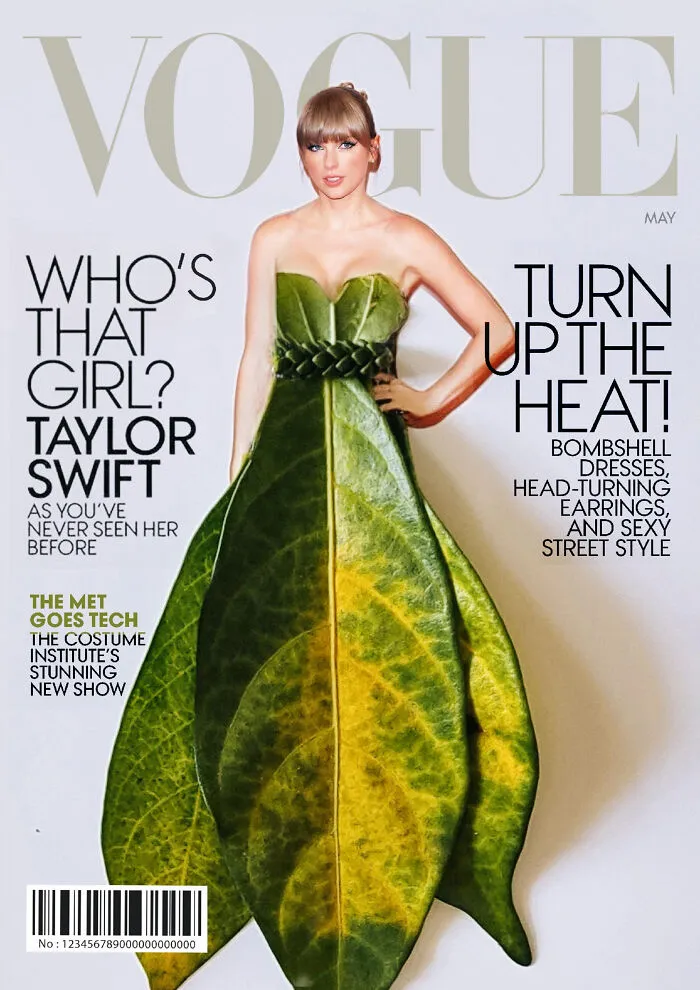 Creative Spin On Magazine Covers: 16 Outfits That I Styled With Flowers And Vegetables