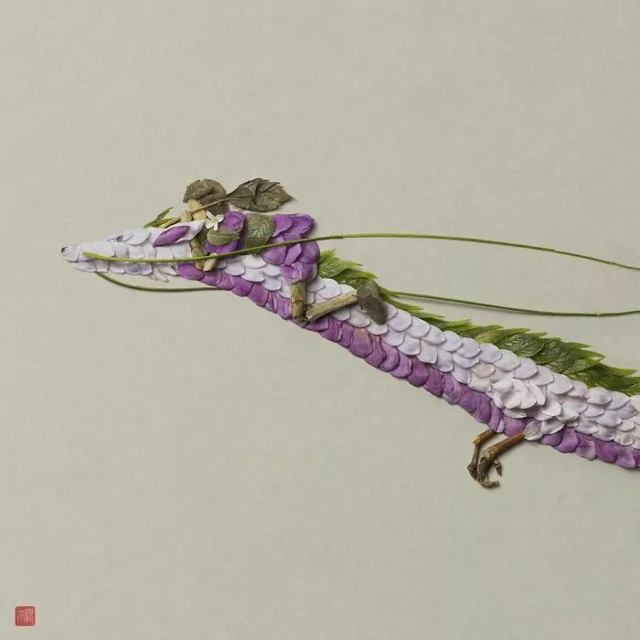 Raku Inoue Brings Animals To Life With Flower Arrangements (57 New Pics)