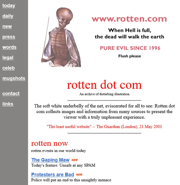 28 Notable Websites From The Dawn Of The Internet That Young People Surely Missed Out On