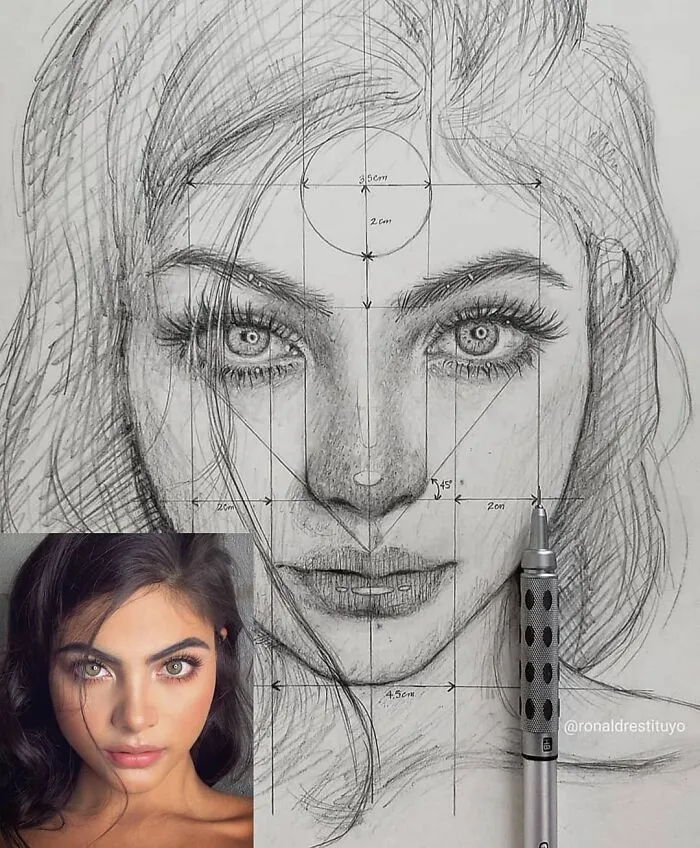 This Artist Transforms Simple Sketches Into Photorealistic Faces (20 Pics)