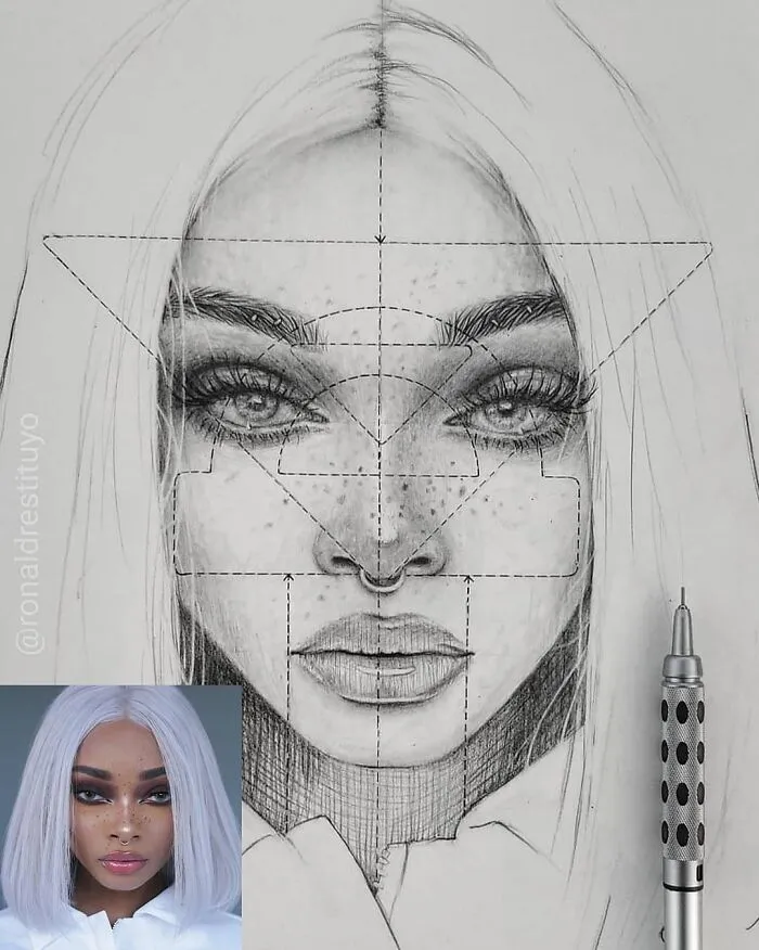 This Artist Transforms Simple Sketches Into Photorealistic Faces (20 Pics)