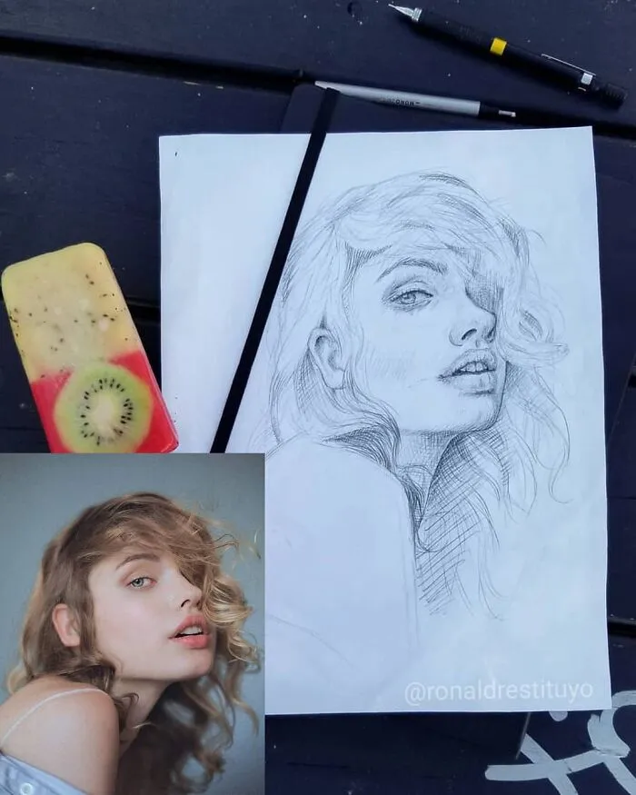This Artist Transforms Simple Sketches Into Photorealistic Faces (20 Pics)