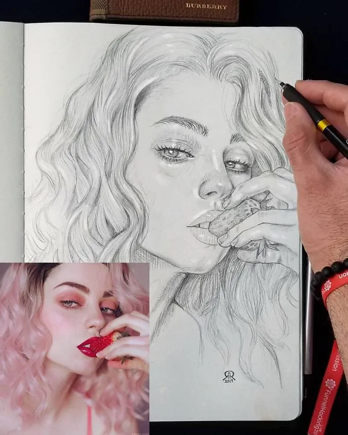 This Artist Transforms Simple Sketches Into Photorealistic Faces (20 Pics)