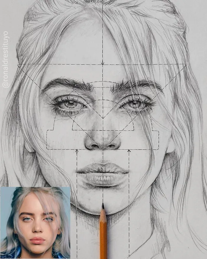 This Artist Transforms Simple Sketches Into Photorealistic Faces (20 Pics)