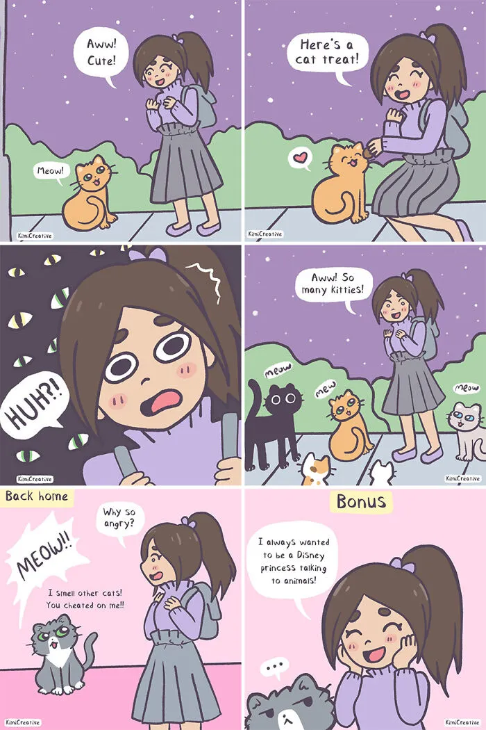 30 Comics That Illustrate Life’s Quirks By Kimi Creative (New Pics)