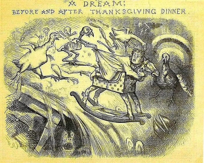 34 Pretty, Amusing And Simply Weird Thanksgiving Postcards From The Past