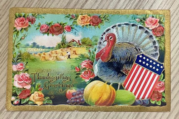 34 Pretty, Amusing And Simply Weird Thanksgiving Postcards From The Past